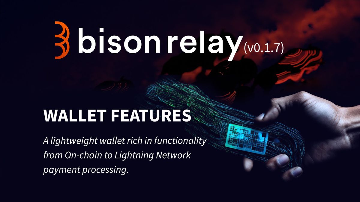 Bison Relay wallet features