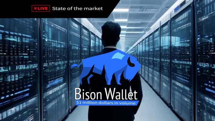 90 Days of Bison Wallet - state of the market